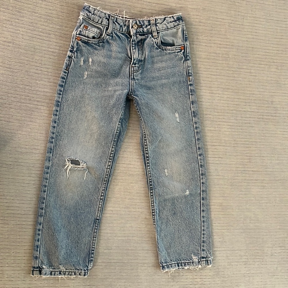 Zara Kids Distressed Jeans Size 9